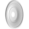Ekena Millwork Berkshire PVC Medallion (Canopies up to 8 3/8"), 19"OD x 3 1/2"ID x 1"P, Satin Blossom White CMP19BEGBW - alternate 3